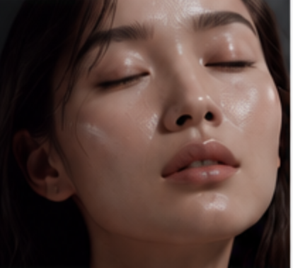 Kvinde med dugfrisk hud – K-Beauty